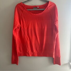Athleta Women's Perforated Long Sleeve Top, Sz S